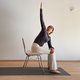 Britta Mewes Yoga auf dem Stuhl